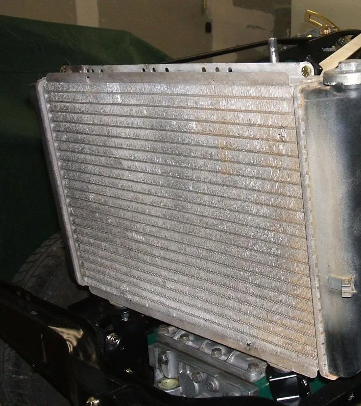 Radiator, manual transmission